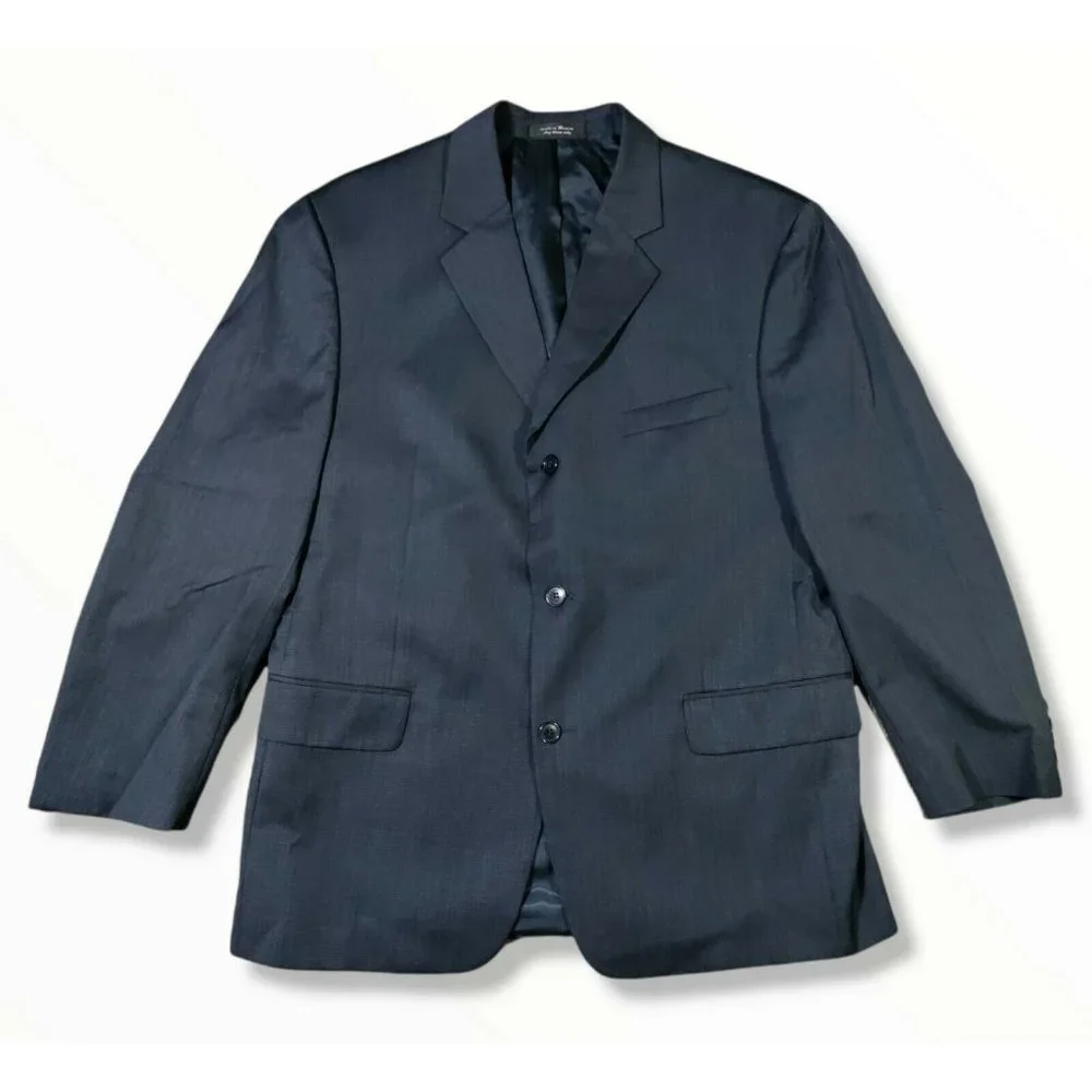 Andrew Fezza Fusion Sport Coat 44S Mens Cashmere All Season Super 120s